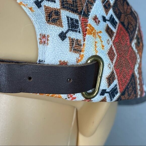 Only See The Good Clothing Company Colorful Native Western Pattern Flat Bill Hat - Picture 11 of 11